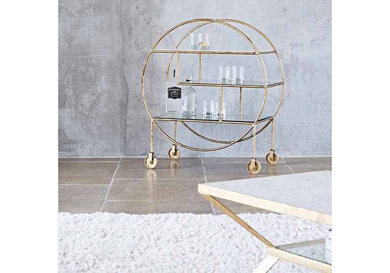 Oliver Bonas bar cart